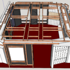 SketchUp Blick vom Eingang