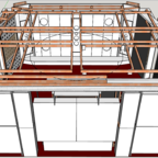 SketchUp Blick auf Leinwand/Bafflewall